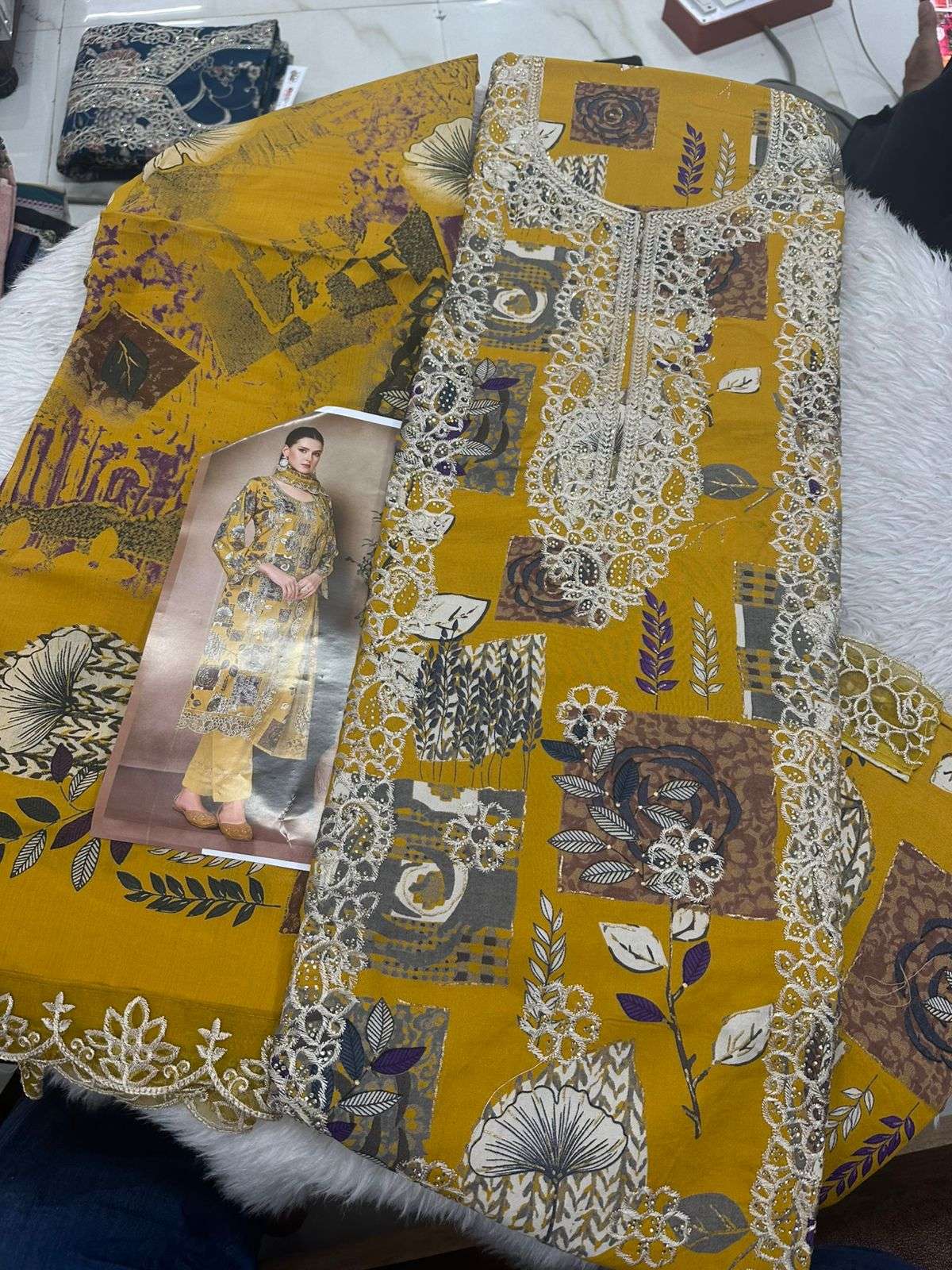 Falah Premium Cotton Collection Code - 50071 By Falah Designer Suits